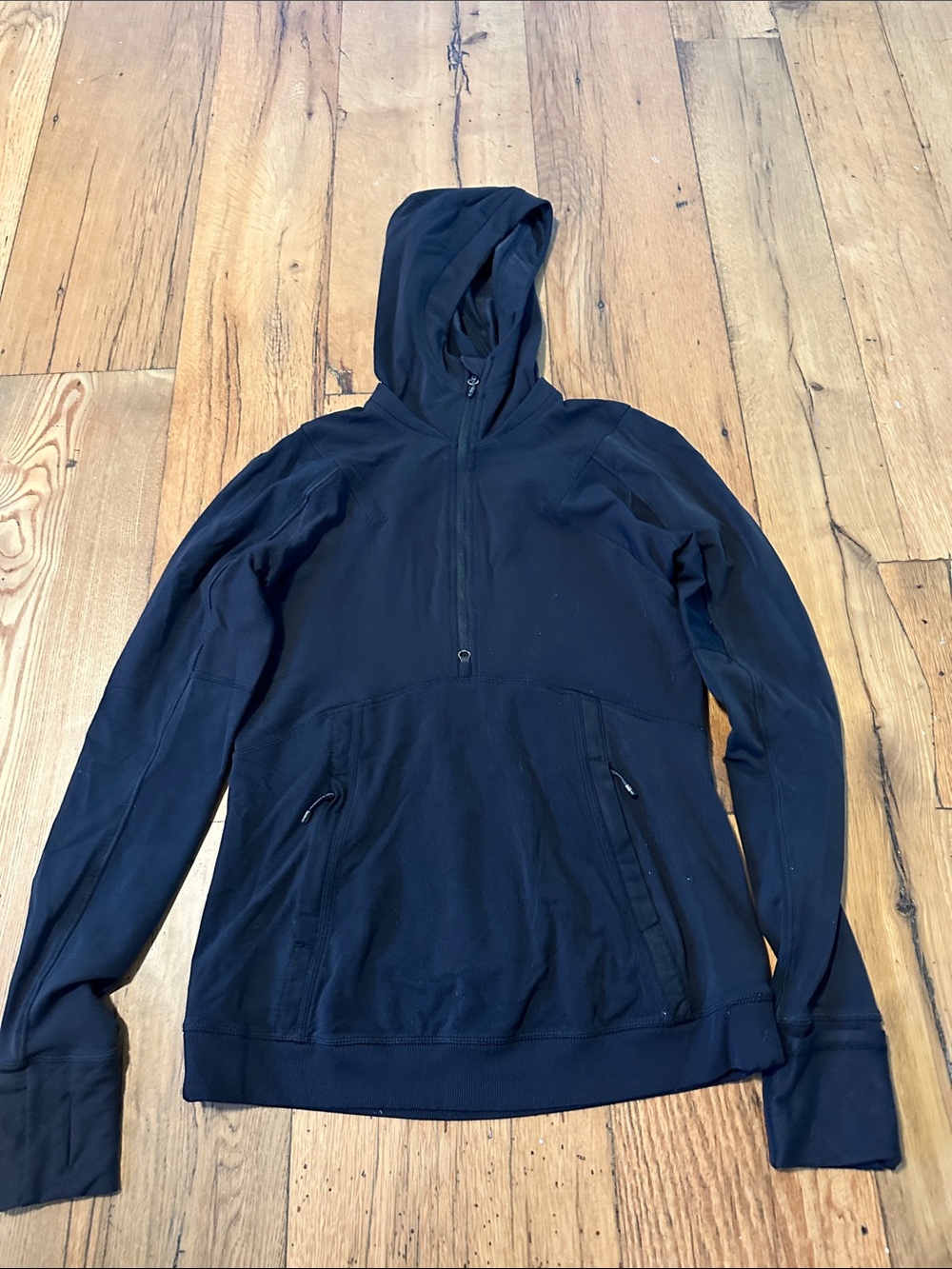 lululemon athletica Black Women's Hooded Half-Zip Pullover